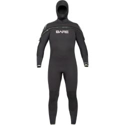 Гидрокостюм полусухого типа со встроенным шлемом Bare Velocity Hooded Semi-Dry 8/7 мм